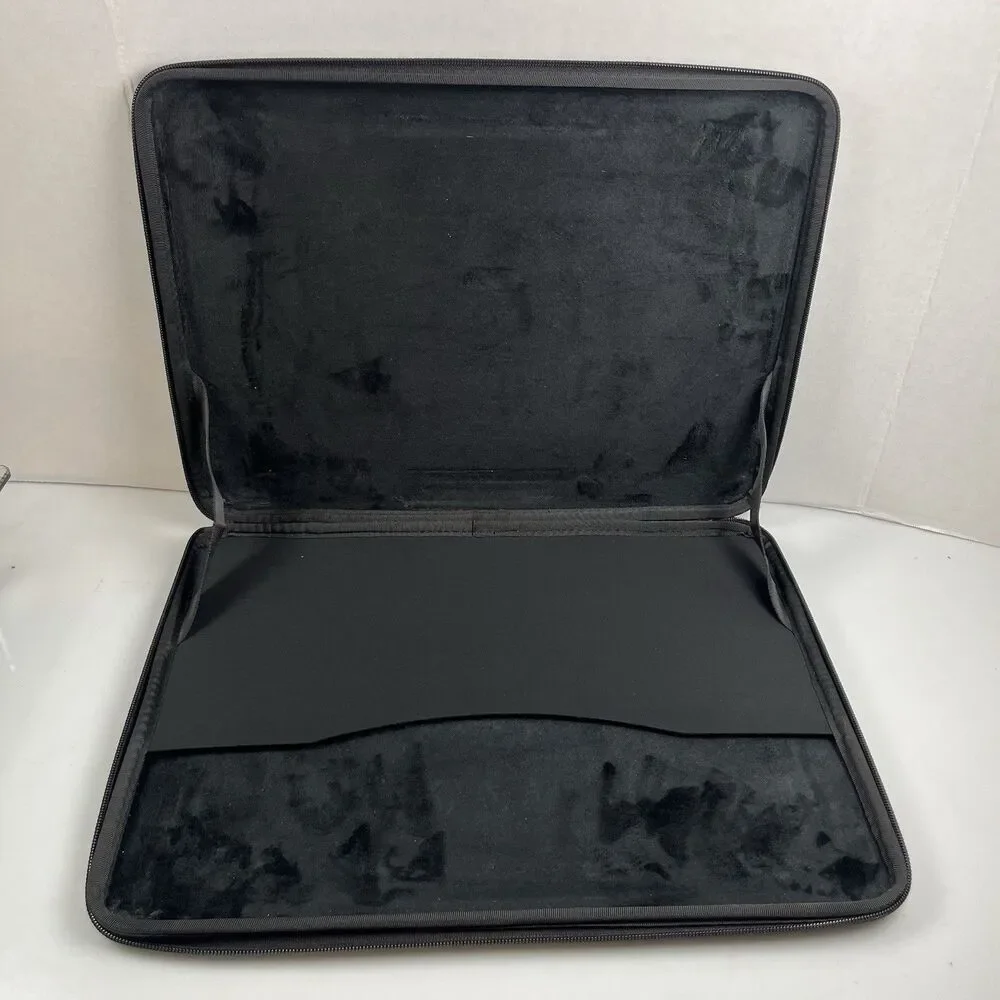 Smatree Hard Shell Laptop Sleeve Case 15” Black Protective Zip Travel Case